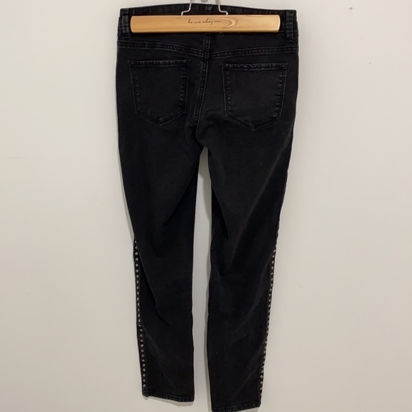 Women’s Studded Black Denim - Picture 2 of 4